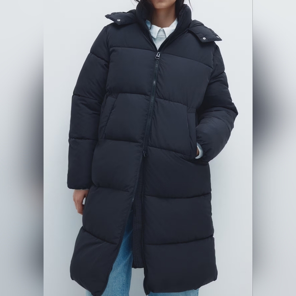 Divided Long Puffer Jacket - Picture 4 of 11